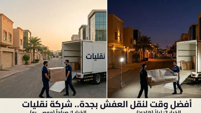 افضل وقت لنقل العفش بجدة